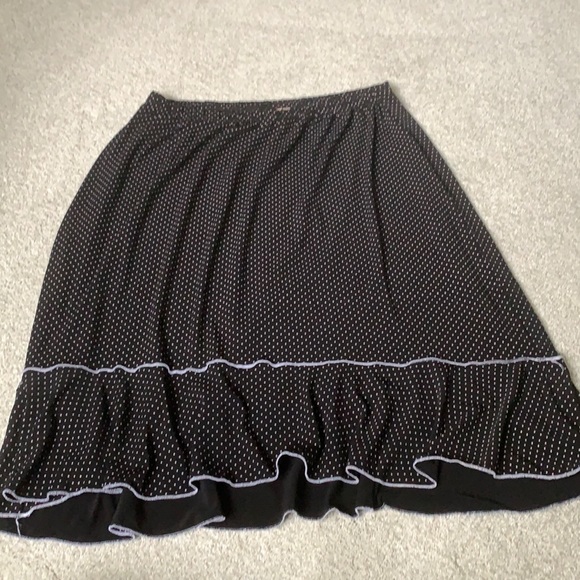 SUSAN LAWRENCE POLKA DOT SKIRT - Picture 1 of 4